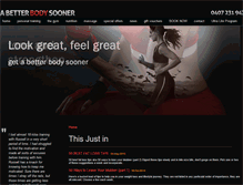 Tablet Screenshot of abetterbodysooner.com.au